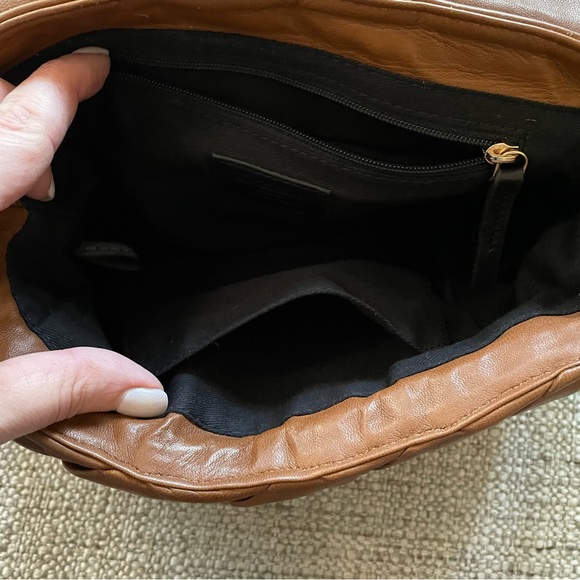 DUNE LONDON Woven Brown Leather Crossbody Bag - Picture 11 of 14